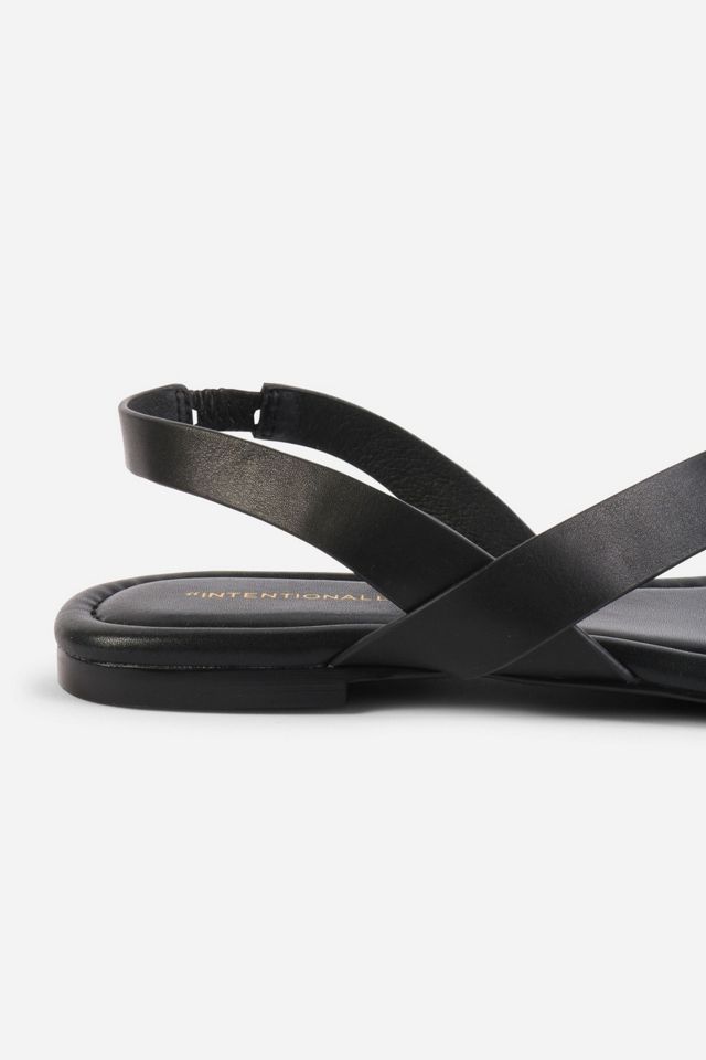 Intentionally Blank Roro Toe Ring Slingback Flat Sandal #3