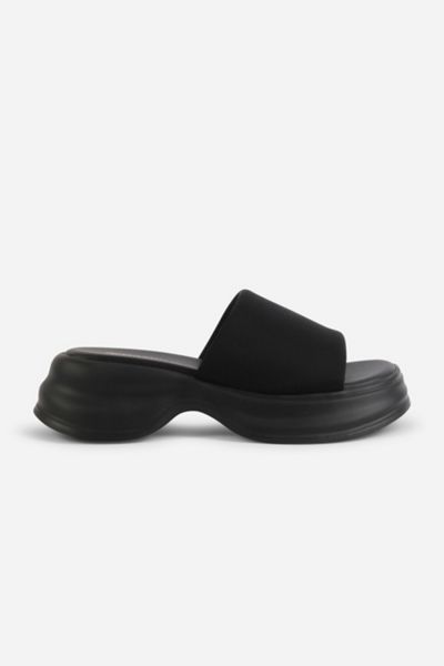 Intentionally Blank Murphy Lycra Platform Slide