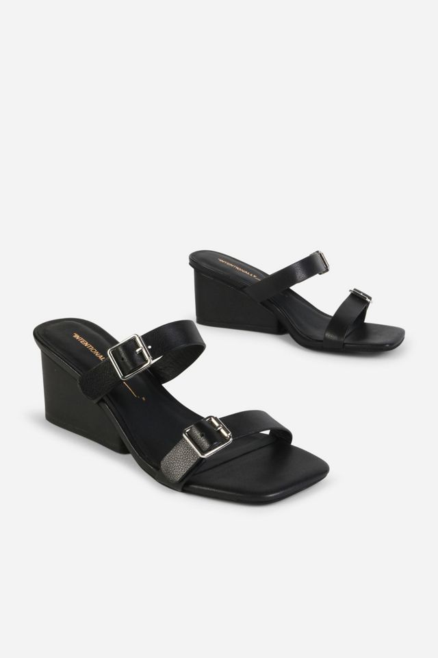 Intentionally Blank Surrender Leather Wedge Heel #1