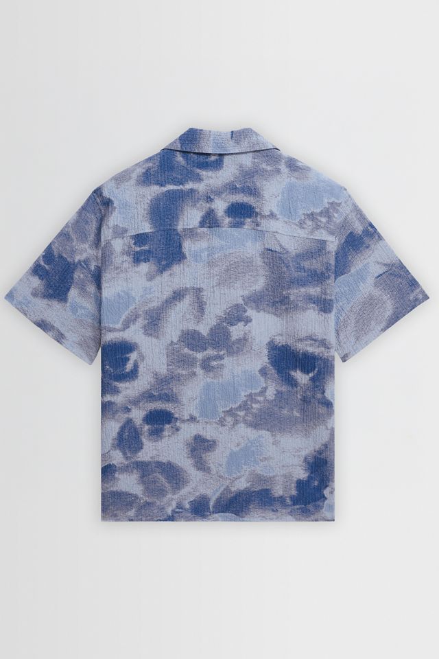 Wax London Didcot Seersucker Doodle Vacation Shirt #2