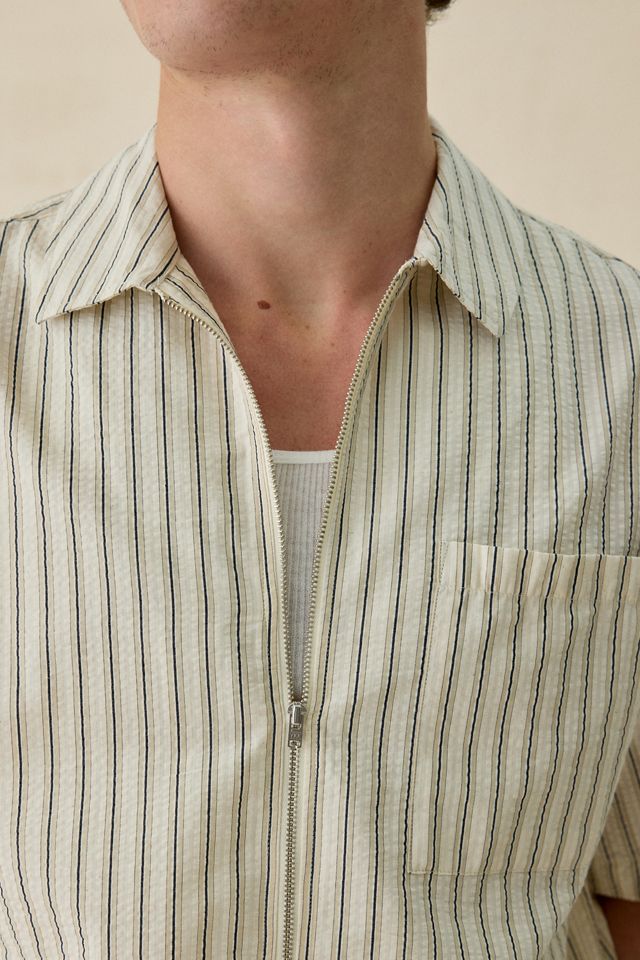 Wax London Sears Zip Short Sleeve Shirt #2