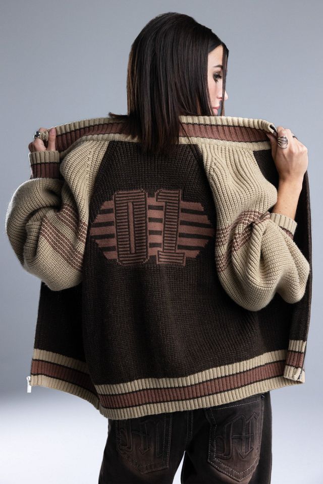 Miss Me Faye Varsity Pullover #1