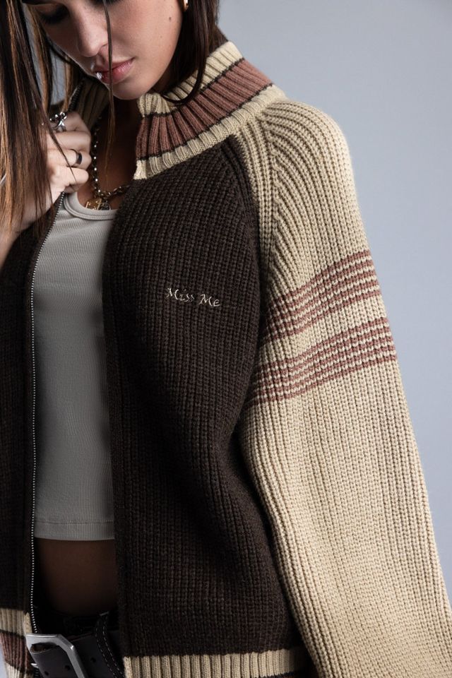 Miss Me Faye Varsity Pullover #2