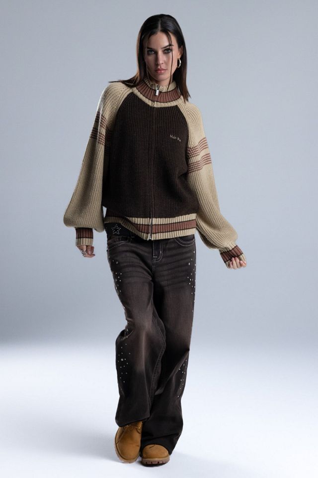 Miss Me Faye Varsity Pullover #3