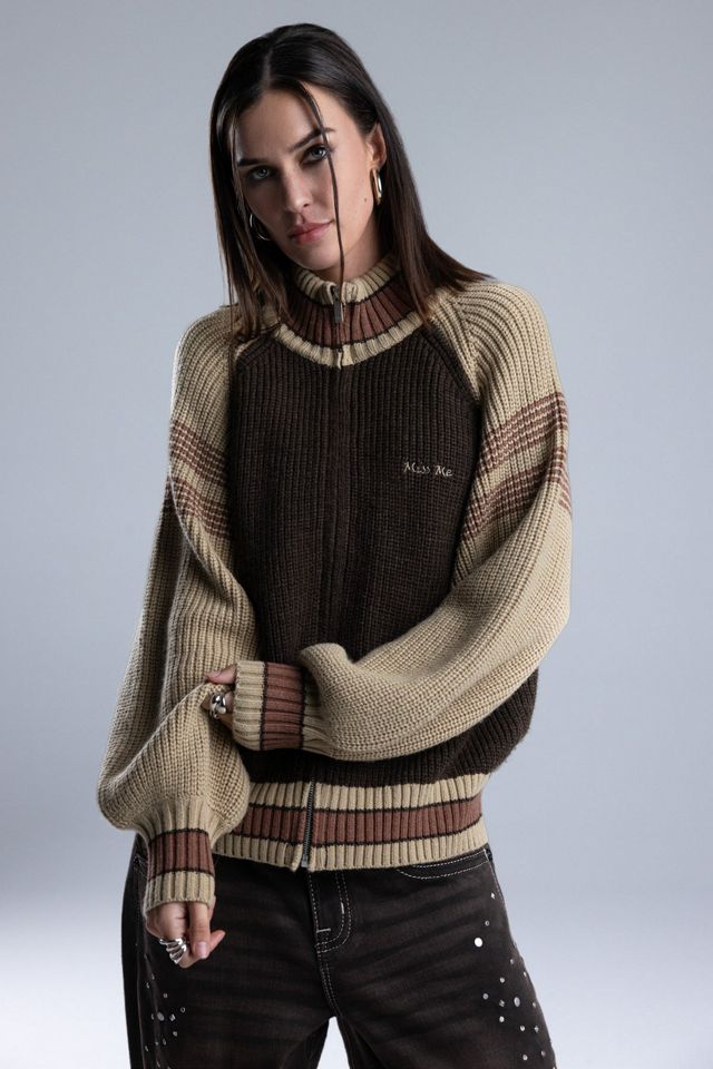 Miss Me Faye Varsity Pullover #4