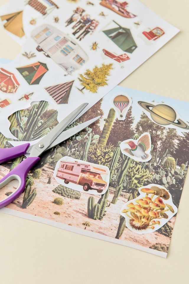 Cut Up This Book And Create Your Own Extraordinary Places: Over 1000 Collage Images! By Maria Rivans #3