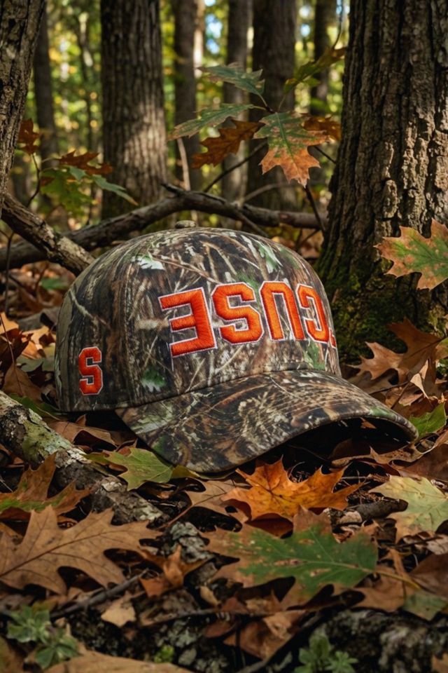 Upside Syracuse Orange Woodland Camo Hat #1