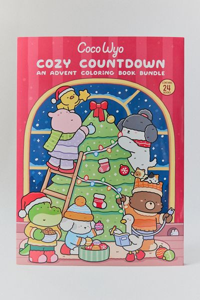 Coco Wyo Cozy Countdown Coloring Book Advent Calendar