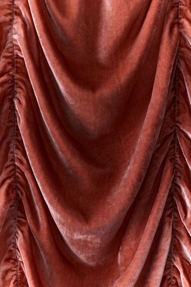 Velvet Ruched Window Panel #2