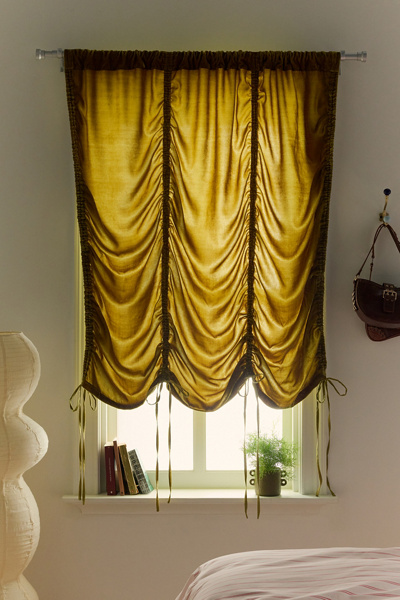 Velvet Balloon Window Valance Panel