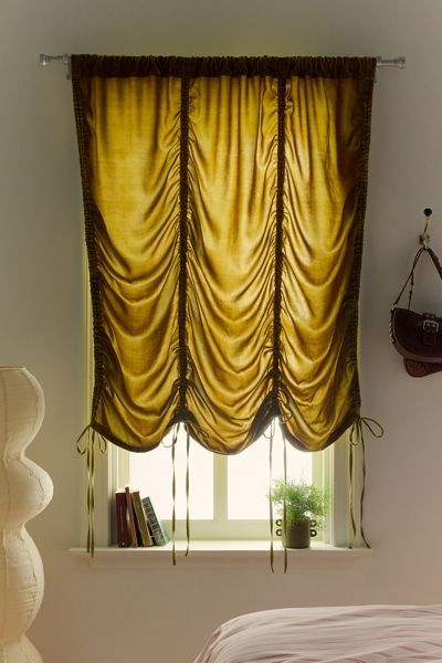 Velvet Balloon Window Valance Panel