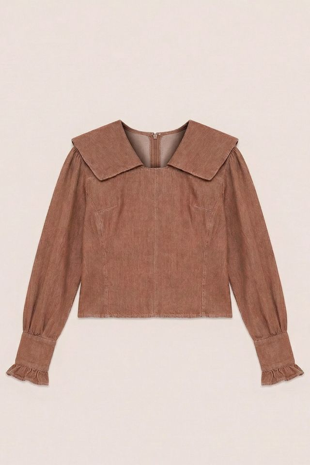 Carmen Says District Denim Blouse #2