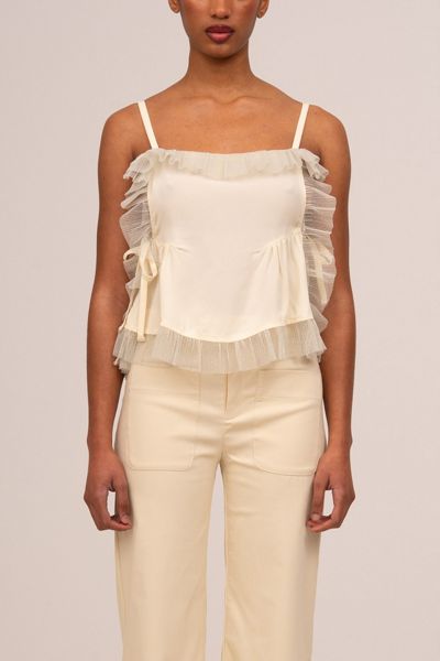 Carmen Says Serenity Cream Blouse