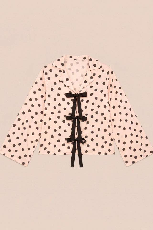 Carmen Says Noctis Polka Dot Pajama Shirt #2