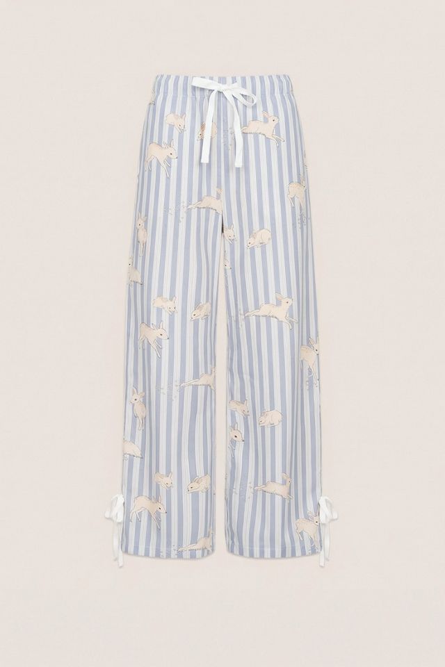 Carmen Says Striped Bambi Print Pajama Pants #1