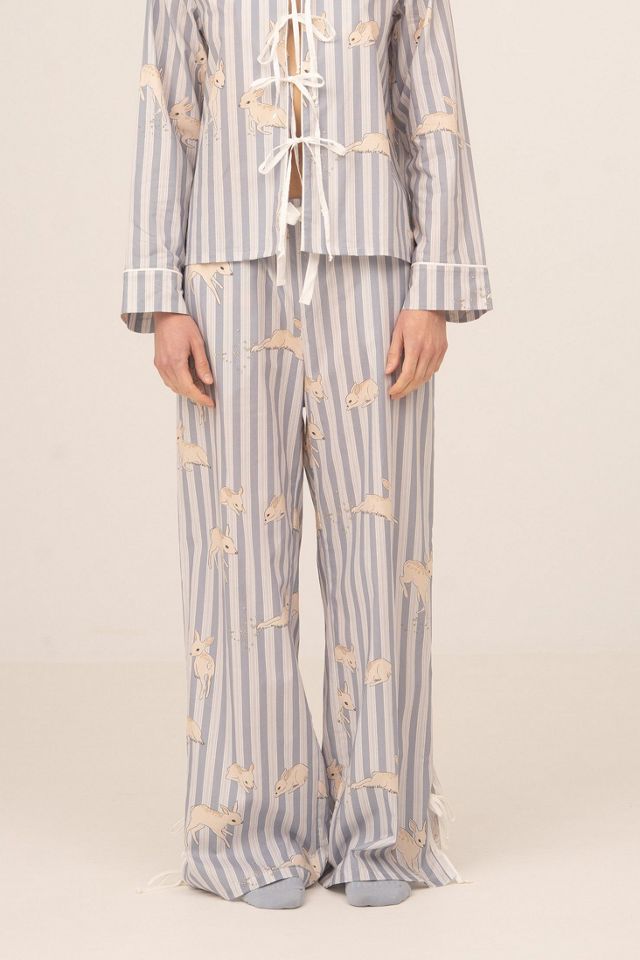 Carmen Says Striped Bambi Print Pajama Pants #2