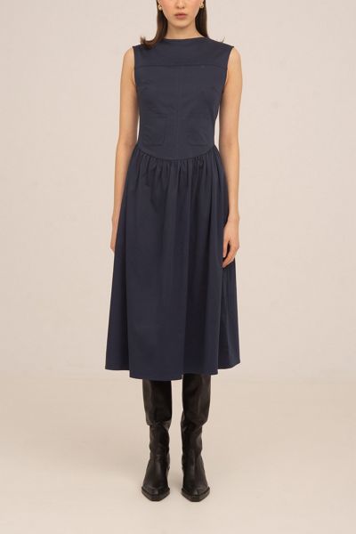 Blue Midi Dresses | Urban Outfitters