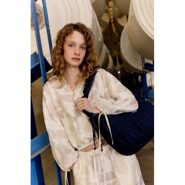 Carmen Says Printworks Balloon Blouse #1