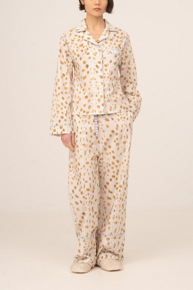 Carmen Says Bambi Deer Print Pajama Shirt #1