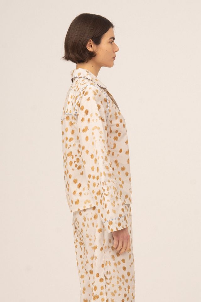 Carmen Says Bambi Deer Print Pajama Shirt #2