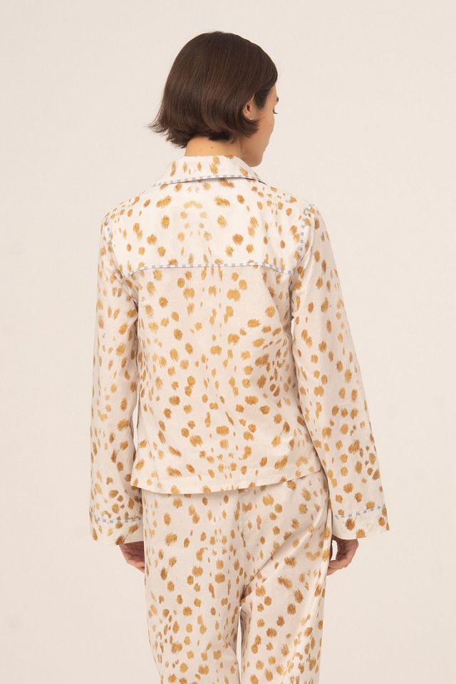 Carmen Says Bambi Deer Print Pajama Shirt #3