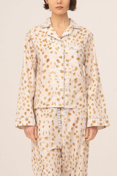 Carmen Says Bambi Deer Print Pajama Shirt