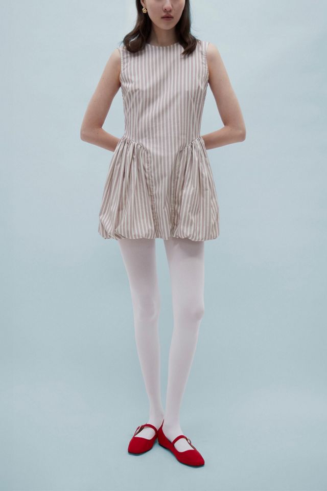 Carmen Says Candy Striped Mini Dress #1