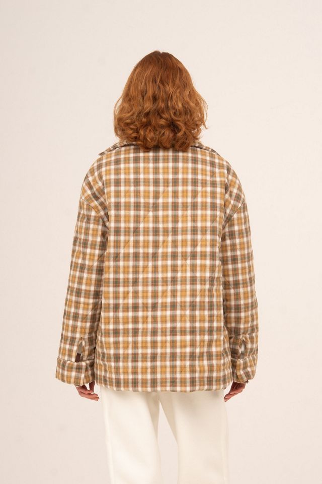Carmen Says Willow Plaid Puffer Jacket #1