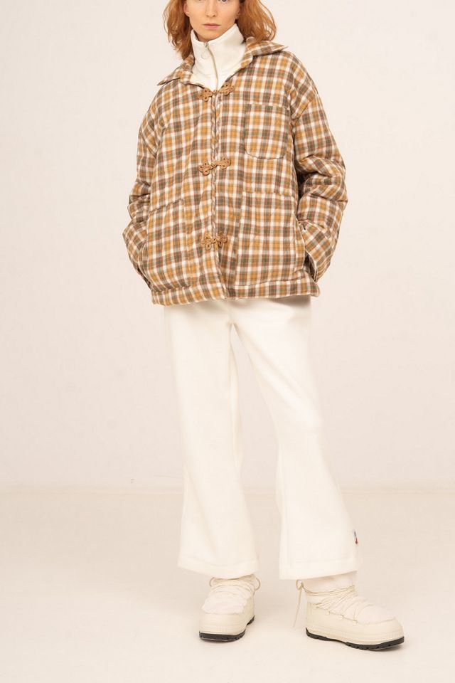 Carmen Says Willow Plaid Puffer Jacket #3
