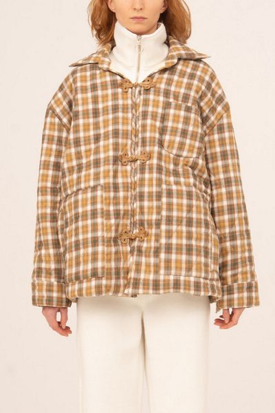 Carmen Says Willow Plaid Puffer Jacket