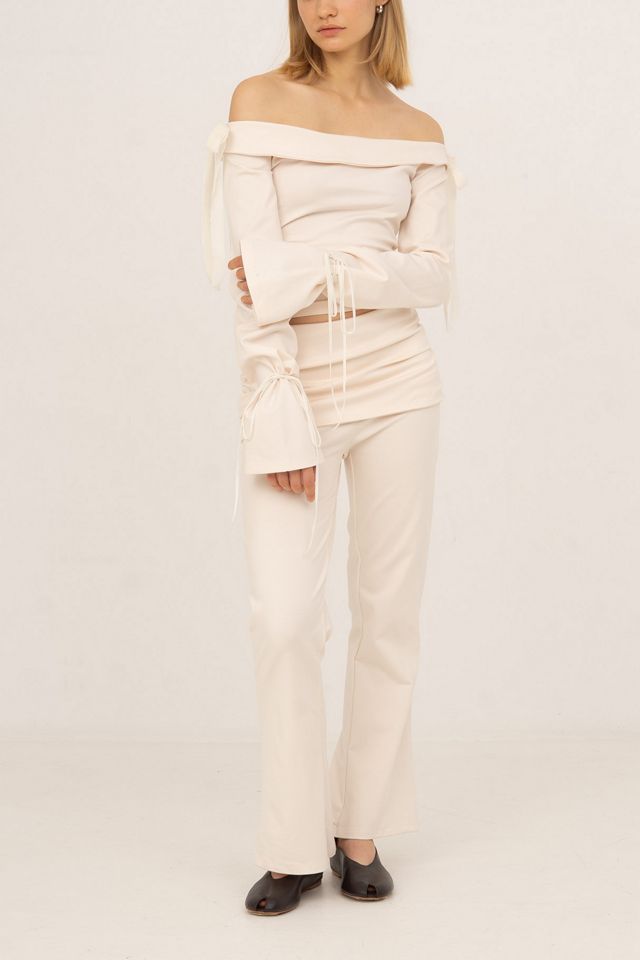Carmen Says Angelic White Jersey Pants #1