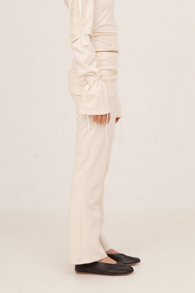 Carmen Says Angelic White Jersey Pants #2