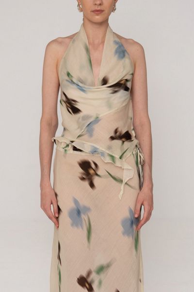 Carmen Says Summer Floral Print Ice Top