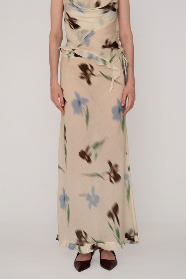Carmen Says Summer Floral Print Ice Skirt #1