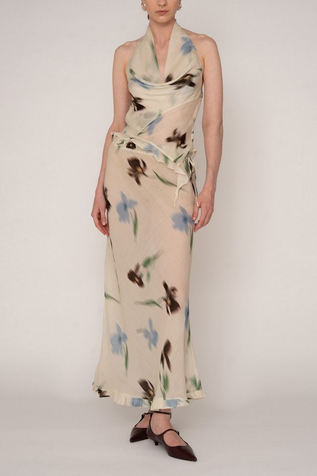 Carmen Says Summer Floral Print Ice Skirt #4