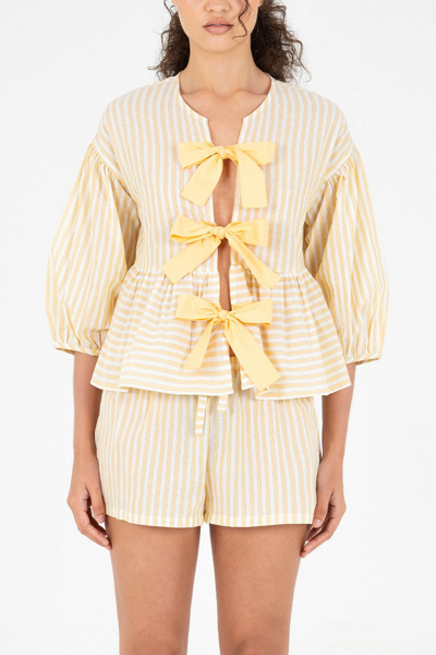 Carmen Says Striped Spirit Top
