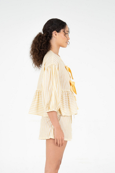 Carmen Says Striped Spirit Top