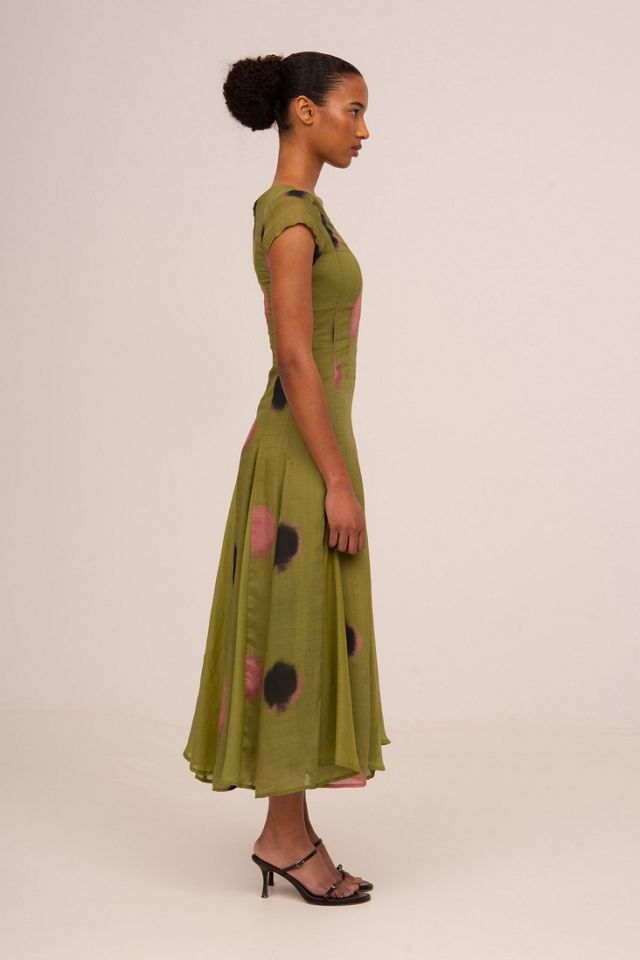 Carmen Says Honour Polka Dot Print Occasion Dress #2