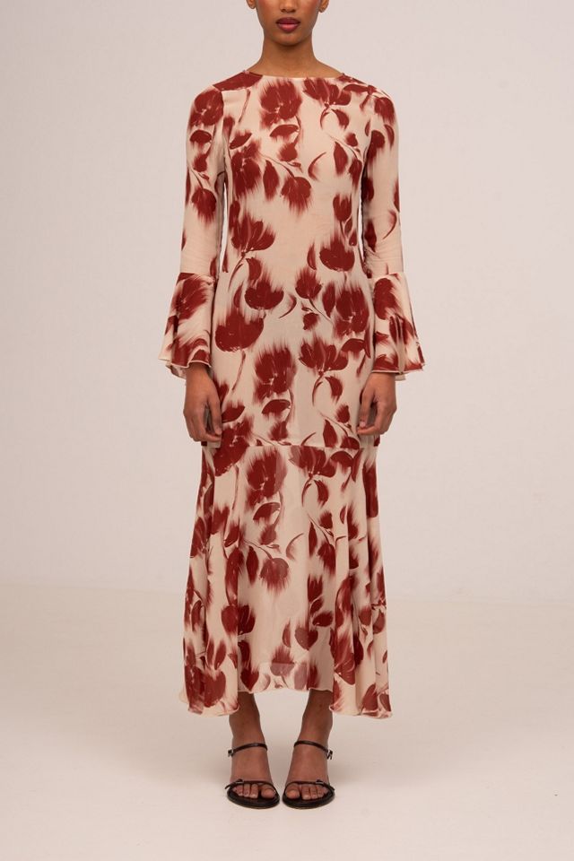 Carmen Says Jester Flower Print Midi Dress #1