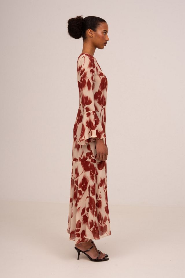 Carmen Says Jester Flower Print Midi Dress #2