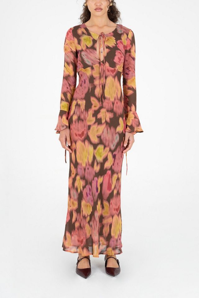 Carmen Says Petal Volcanic Floral Print Dress #1