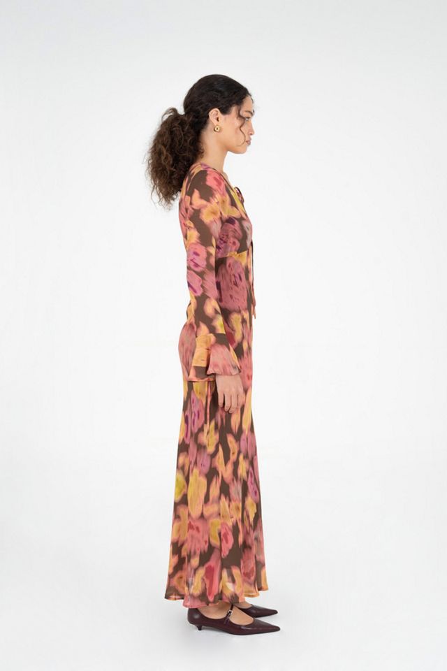 Carmen Says Petal Volcanic Floral Print Dress #2