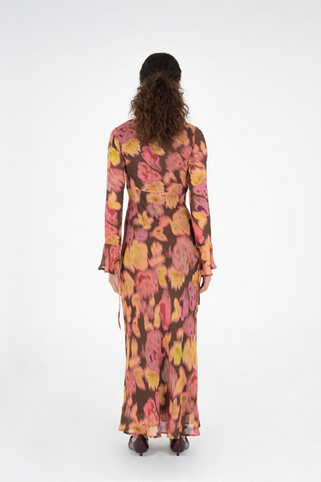 Carmen Says Petal Volcanic Floral Print Dress #3
