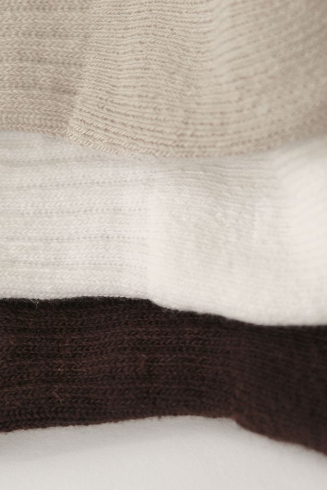 Fraise Quarter Crew Grip Socks (Set of 3) #1
