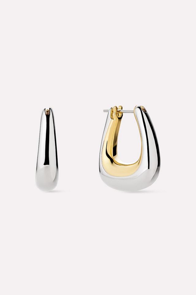 Ana Luisa Dakota Two Tone Statement Earrings #1