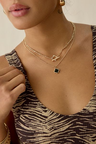 Flora Layering Necklaces Set