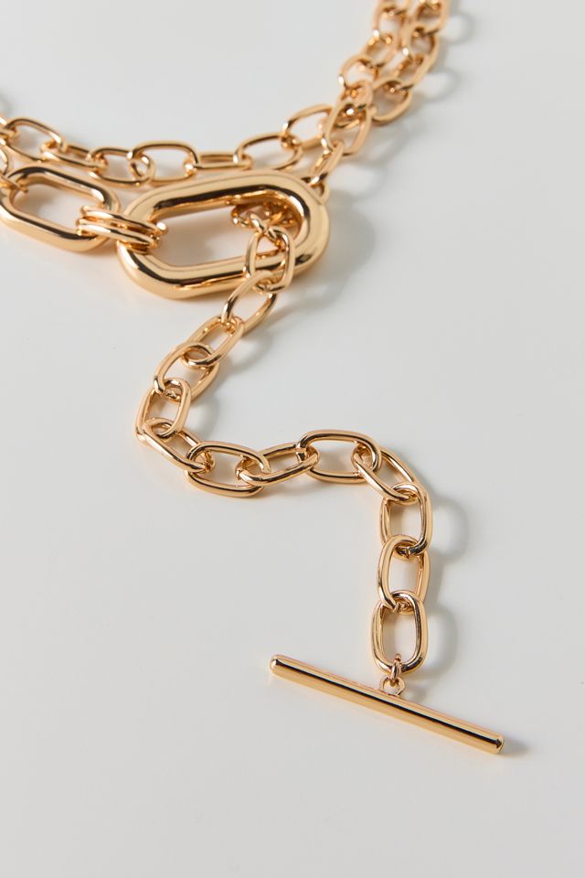 Toggle Chain Wrap Necklace #1