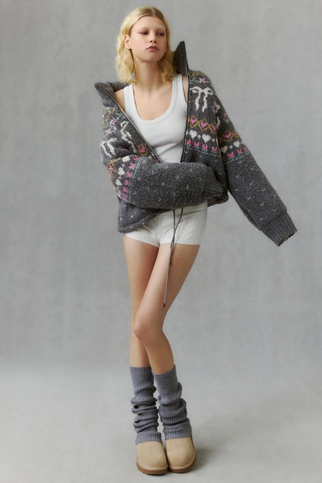 BLANKNYC Dream Chaser Funnel Neck Sweater Jacket #1