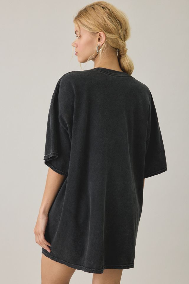 Hilary Duff Graphic Oversized T-Shirt Dress #2