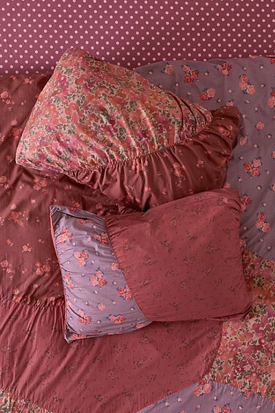 Riley Floral Printed Ruched Sham Set